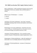 WGU D080 Exam Questions With Complete Solutions Graded A&plus;