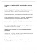 Chapters 1-3 of Agile HR Toolkit&colon; Essential Insights for WGU D359
