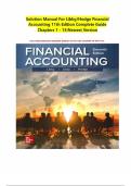 Solution Manual Financial Accounting &lpar;11th Edition&rpar; by Libby&comma; Patricia and Hodge