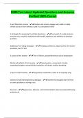 D389 Test Latest Updated Questions and Answers Verified 100&percnt; Correct