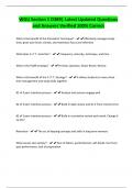 D389  EXAMS BUNDLE&vert;  Latest Updated Questions and Answers Verified 100&percnt; Correct