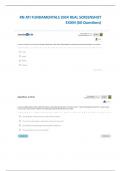 RN ATI FUNDAMENTALS 2024 REAL SCREENSHOT EXAM &lpar;60 Questions&rpar; 