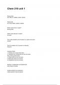 Chem 219 unit 1  2025&sol;2026 QUESTIONS AND CORRECT DETAILED ANSWERS &lpar;VERIFIED ANSWERS&rpar; &vert;ALREADY GRADED A&plus;&vert;BRAND NEW&excl;&excl;