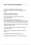 ITAS - Posttest - CAC Required questions and answers