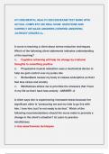 ATI CMS MENTAL HEALTH 2023&sol;2024EXAM TEST BANK WITH  ACTUAL COMPLETE 200 REAL EXAM QUESTIONS AND  CORRECT DETAILED ANSWERS &lpar;VERIFIED ANSWERS&rpar;  &vert;ALREADY GRADED A&plus; &period;