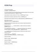 CCSH Prep questions and answers