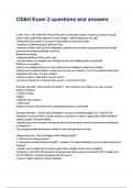 CS&H Exam 2 questions and answers