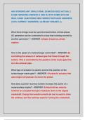 ASA POWERPLANT ORALS FINAL EXAM 2024&sol;2025 ACTUAL 2 EXAM VERSIONS &lpar;VERSION A AND B&rpar; WITH COMPLETE 500 REAL EXAM QUESTIONS AND CORRECTDETAILED ANSWERS  &lpar;100&percnt; CORRECT ANSWERS&rpar; &sol;ALREADY GRADED A&plus;