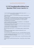 U1 UST Installation&sol;Retrofitting Exam Questions With Correct Answers A&plus;