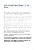 Civic Literacy Review Goals 1-10&period; 639 terms questions and answers