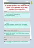 AC 302 FINAL EXAM2025- 2026 QUESTIONS WITH  DETAILED VERIFIED ANSWERS &lpar;100&percnt; CORRECT  ANSWERS&rpar; &sol;ALREADY GRADED A&plus;