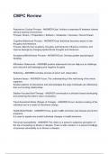 CMPC Review questions and answers