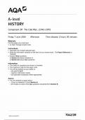 AQA A LEVEL HISTORY COMPONENT 2r QUESTION PAPER 2024 &lpar;7042&sol;2r&rpar;