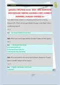 geriatrics HESI&sol;final exam 2025- 2026 QUESTIONS  WITH DETAILED VERIFIED ANSWERS &lpar;100&percnt; CORRECT  ANSWERS&rpar; &sol;ALREADY GRADED A