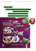 Critical Thinking&comma; Clinical Reasoning&comma; and Clinical Judgment A Practical Approach 7th Edition TEST BANK by Rosalinda Alfaro-LeFevre&comma; Verified Chapters 1 - 7&comma; Complete Newest Version