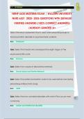 NRNP 6635 Midterm Exam Questions & Answers &vert; Walden University Nursing 100&percnt; Verified