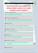 NUR 136 EXAM 32025- 2026 QUESTIONS WITH  DETAILED VERIFIED ANSWERS &lpar;100&percnt; CORRECT  ANSWERS&rpar; &sol;ALREADY GRADED A&plus;