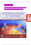 Pharmacology for Nurses A Pathophysiological Approach&comma; 6th Edition TEST BANK by Michael P&period; Adams&semi; Norman Holland&comma; Verified Chapters 1 - 50&comma; Complete Newest Version