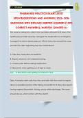 PHARM HESI PRACTICE EXAM LATEST  UPDATE&lpar;QUESTIONS AND ANSWERS&rpar; 2025- 2026  QUESTIONS WITH DETAILED VERIFIED ANSWERS &lpar;100&percnt;  CORRECT ANSWERS&rpar; &sol;ALREADY GRADED A&plus;