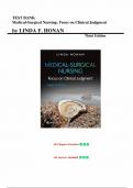 Medical-Surgical Nursing&colon; Focus on Clinical Judgment&comma; 3rd Edition &ndash; Linda F&period; Honan &lpar;2023&rpar; &ndash; Complete Test Bank &lpar;Chapters 1&ndash;56&rpar;