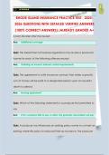RHODE ISLAND INSURANCE PRACTICE TEST&period; 2025- 2026 QUESTIONS WITH DETAILED VERIFIED ANSWERS &lpar;100&percnt; CORRECT ANSWERS&rpar; &sol;ALREADY GRADED A&plus;