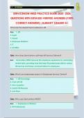 SERVICENOW HRSD PRACTICE EXAM 2025- 2026  QUESTIONS WITH DETAILED VERIFIED ANSWERS &lpar;100&percnt;  CORRECT ANSWERS&rpar; &sol;ALREADY GRADED A&plus;