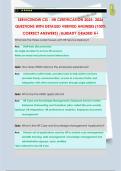 SERVICENOW CIS - HR CERTIFICATION 2025- 2026  QUESTIONS WITH DETAILED VERIFIED ANSWERS &lpar;100&percnt;  CORRECT ANSWERS&rpar; &sol;ALREADY GRADED A&plus;