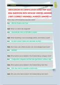 SERVICENOW HR CERTIFICATION EXAM PREP 2025- 2026 QUESTIONS WITH DETAILED VERIFIED ANSWERS &lpar;100&percnt; CORRECT ANSWERS&rpar; &sol;ALREADY GRADED A&plus;
