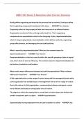 AEB 3133 Exam 2 Questions And Correct Answers