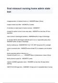 final missouri nursing home admin state test questions and answers&period;