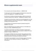 Illinois supplemental exam questions and answers&period;