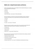 NURS 122&colon; In-Depth Study Guide and Review