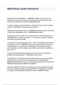 NAB Study Guide Questions and answers&period;