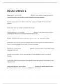 DELTA Module 1 Proctored Exam Questions And Answers 2024 Approved&period;