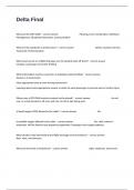 Delta Final Exam Questions With Explanations Of Answers&period;