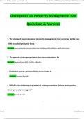 Champions TX Property Management SAE Latest 2025 Questions and Answers &lpar;2025 &sol; 2026&rpar; &lpar;Verified Answers&rpar;
