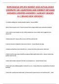 ROPE RESCUE OPS IFSI NEWEST 2025 ACTUAL EXAM COMPLETE 100 &plus;QUESTIONS AND CORRECT DETAILED ANSWERS &lpar;VERIFIED ANSWERS&rpar; &vert;ALREADY GRADED A&plus;&vert;&vert;BRAND NEW VERSION&excl;&excl;