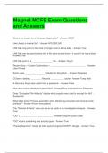 Magnet MCFE Exam Questions and Answers 