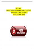 NUR 2832 MDC4&sol;Multidimensional Care IV EXAM 1 2024-2025 LATEST UPDATE GUARANTEED PASS