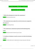 Texas Life & Health Insurance State Laws Exam Latest 2025 Questions and Answers &lpar;2025 &sol; 2026&rpar; &lpar;Verified Answers&rpar;