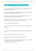 LEGL 2700 ROESSING TEST 2 EXAM 2025
