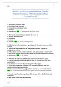 BIO 252 FINAL EXAM QUESTIONS WITH CORRECT VERIFIED SOLUTIONS 100&percnt; GUARANTEED PASS &lpar;LATEST UPDATE&rpar;