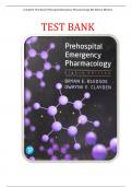 Complete Test Bank Prehospital Emergency Pharmacology 8th Edition Bledsoe Questions & Answers with rationales (Chapter 1-17) LATEST 2025