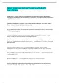 FEMA 800 EXAM 2025 WITH 100&percnt; ACCURATE SOLUTIONS