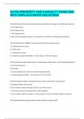NJ PSI PROPERTY AND CASUALTY EXAM 2025 WITH 100&percnt; ACCURATE SOLUTIONS