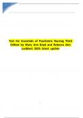 test bank essentials of psychiatric mental health nursing 3rd edition by varcarolis