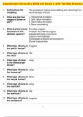 Chamberlain University BIOS 251 Exam 3 with Verified Answers