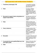 Cpls course test 2 with Verified Answers Graded A&plus;