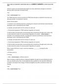 WELLCARE ACT MASTERY QUESTIONS AND ALL CORRECT ANSWER S LATEST SOLUTION 2025