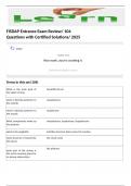 FISDAP Entrance Exam Review&sol; 104 Questions with Certified Solutions&sol; 2025